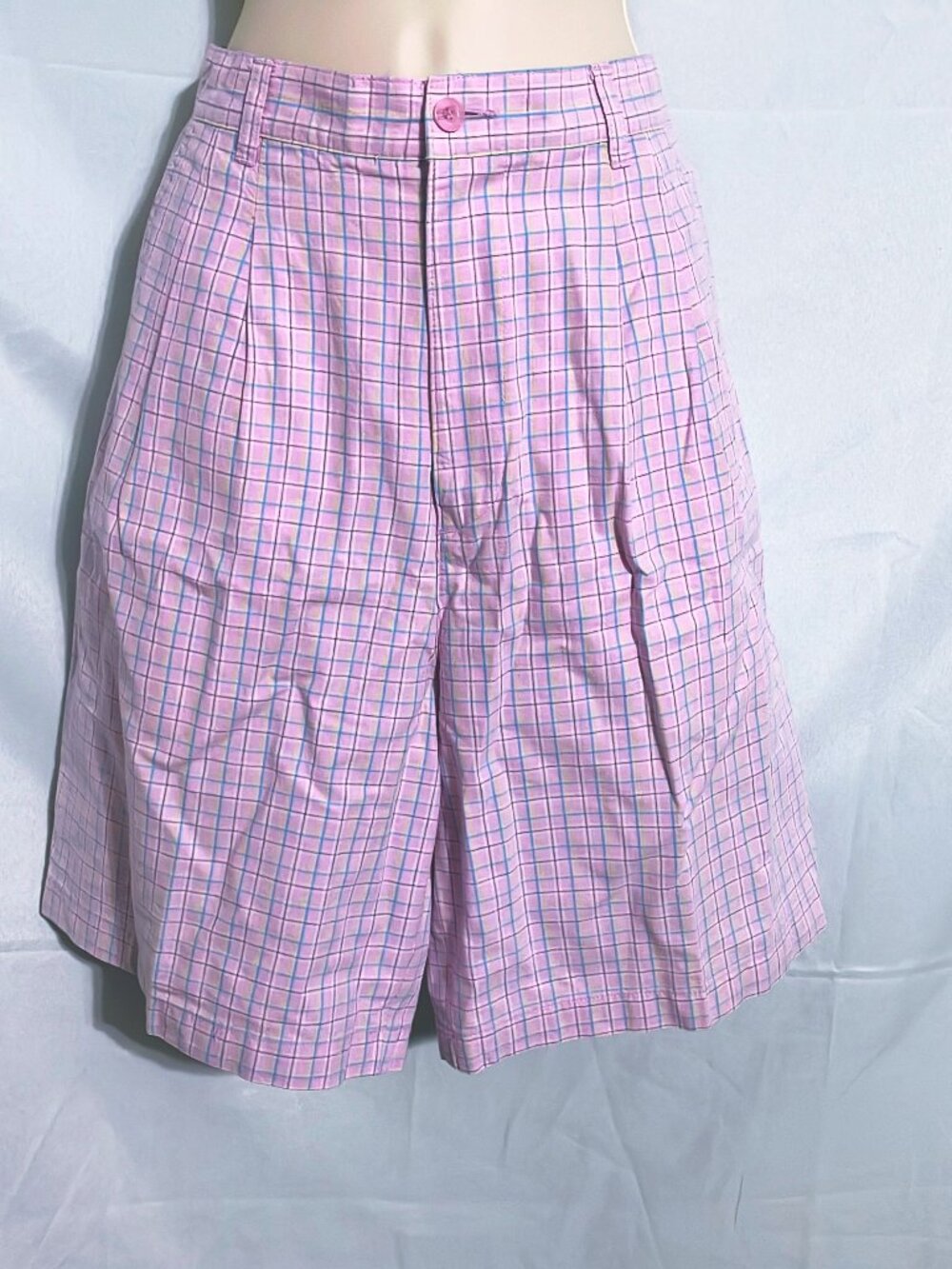 Northern Reflections Lilac Plaid Shorts Size 11/12